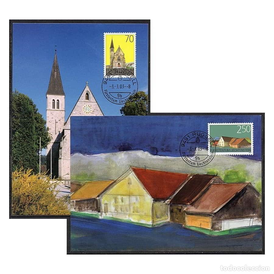 Sellos: Liechtenstein 2003 [MAX] MaxiCards Edificios Protegidos (N) - Foto 1