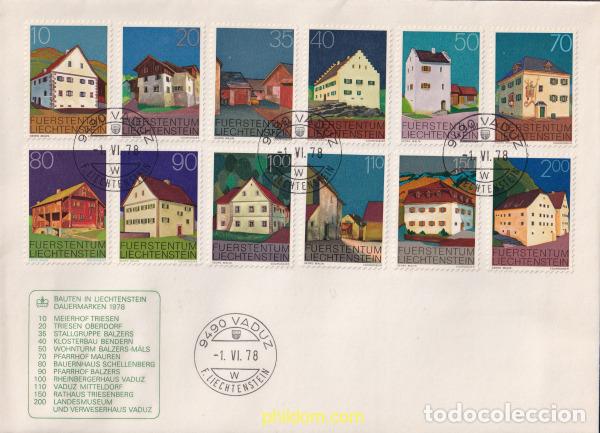 Sellos: 715903 USED LIECHTENSTEIN 1978 EDIFICIOS DEL PRINCIPADO - Foto 1