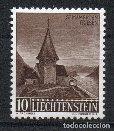 Sellos: LIECHTENSTEIN A&Ntilde;O 1958 YV 330*** (V SERIE) DEPORTES CICLISMO