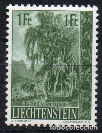 Sellos: LIECHTENSTEIN A&Ntilde;O 1958 YV 321*** &Aacute;RBOLES Y ARBUSTOS FLORES SILVESTRES NATURALEZA (I SERIE)