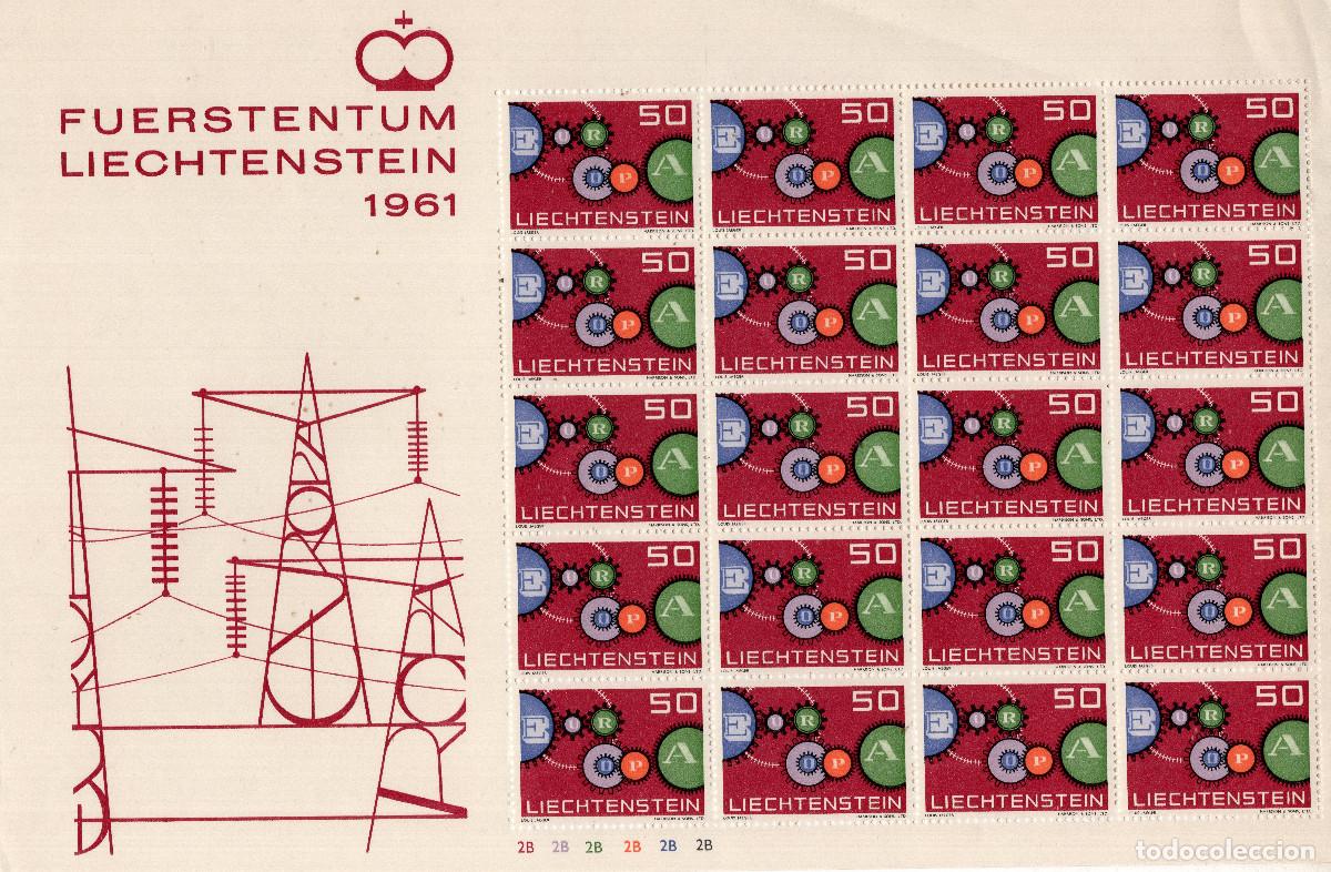 Sellos: LIECHTENSTEIN 1961 MINI-SHEET MICHEL LI 414