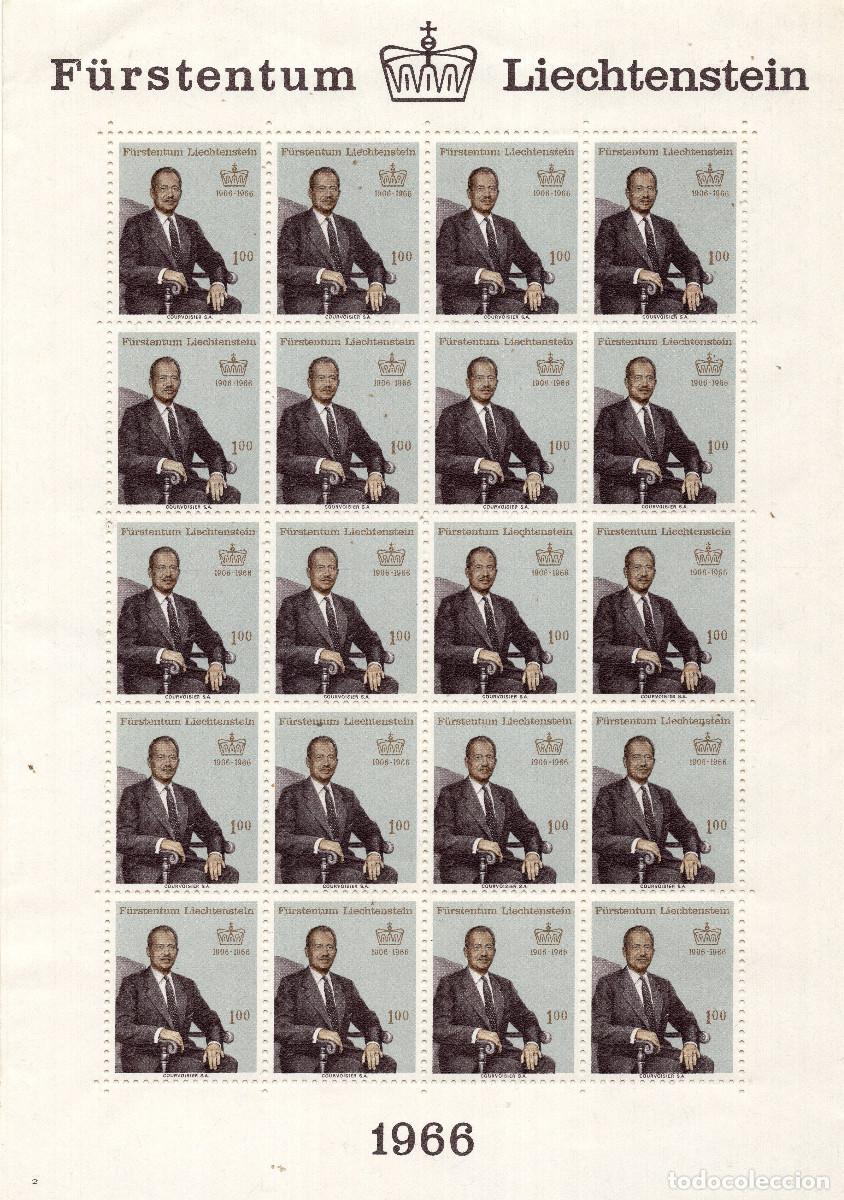 Sellos: LIECHTENSTEIN 1965 MINI-SHEET MICHEL LI 464