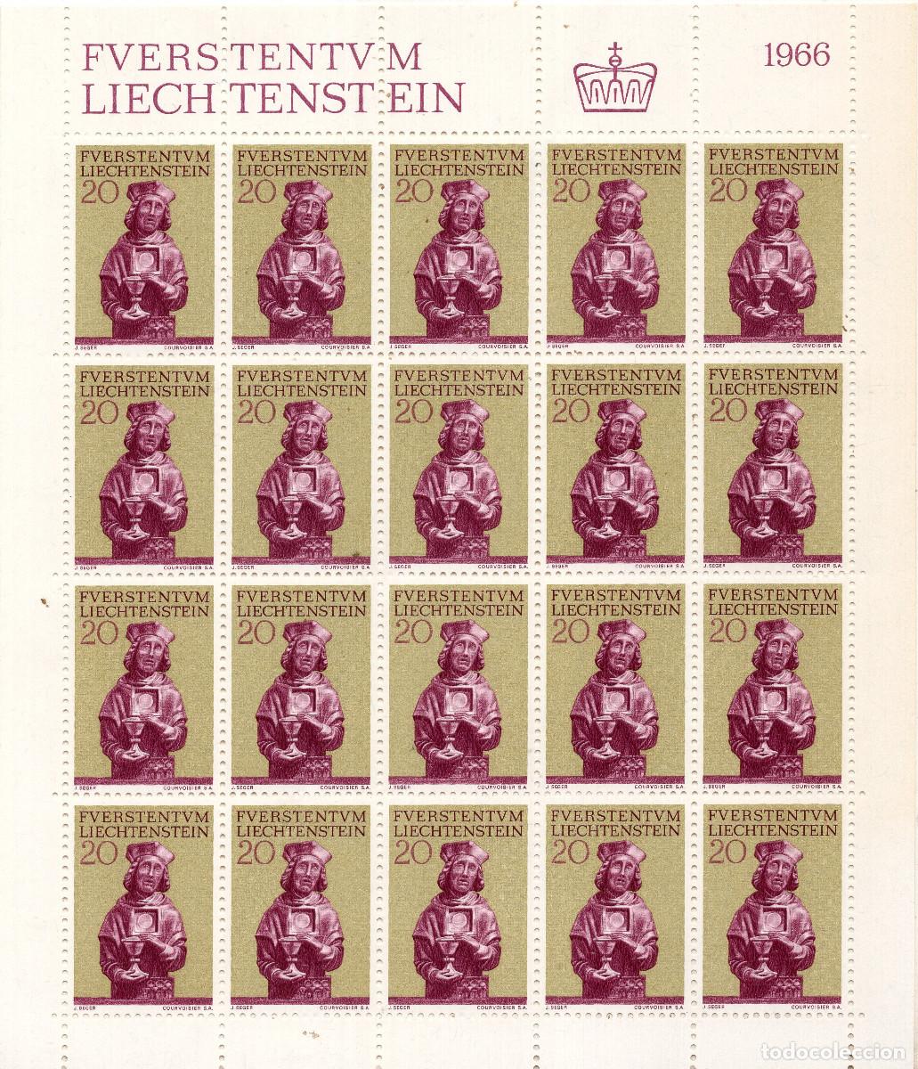Sellos: LIECHTENSTEIN 1966 MINI-SHEET MICHEL LI 471