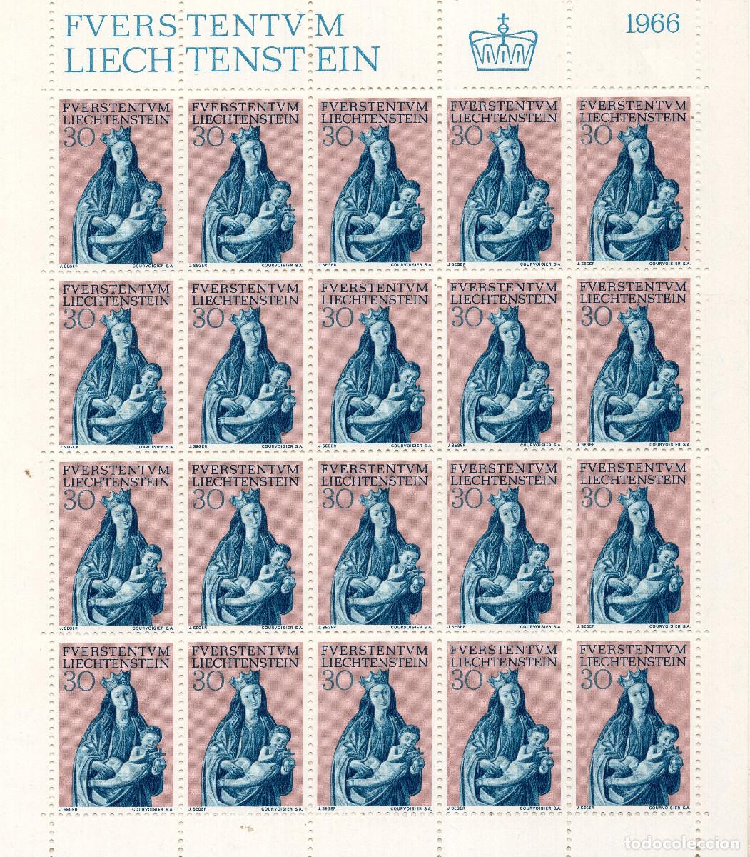 Sellos: LIECHTENSTEIN 1966 MINI-SHEET MICHEL LI 472