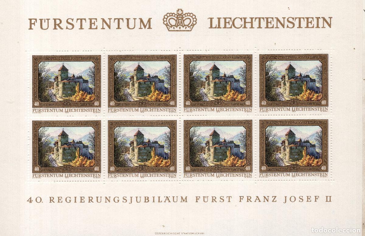 Sellos: LIECHTENSTEIN 1978 MINI-SHEET MICHEL LI 706