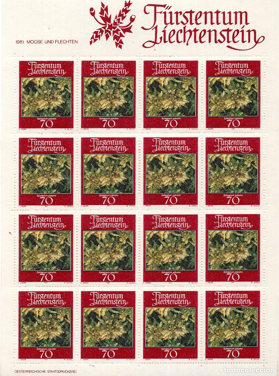 Sellos: LIECHTENSTEIN 1981 MINI-SHEET MICHEL LI 778