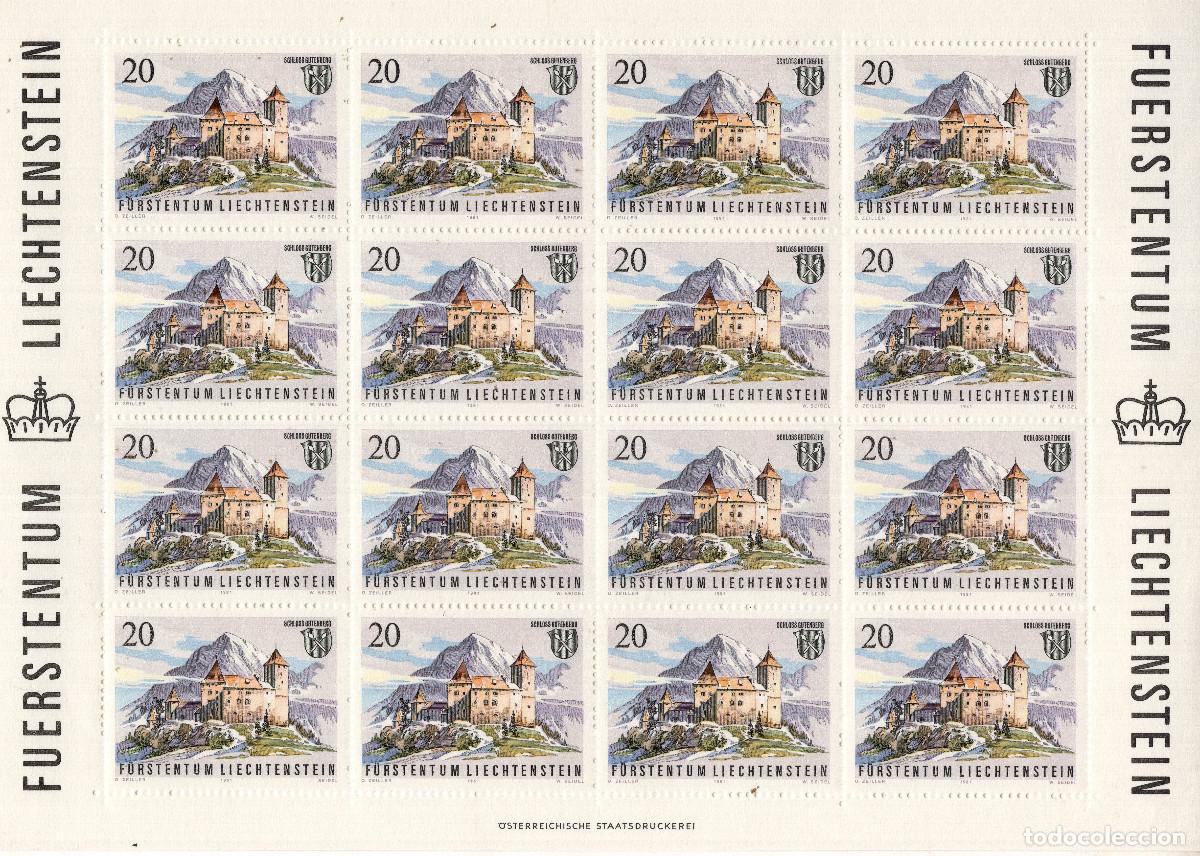 Sellos: LIECHTENSTEIN 1981 MINI-SHEET MICHEL LI 780