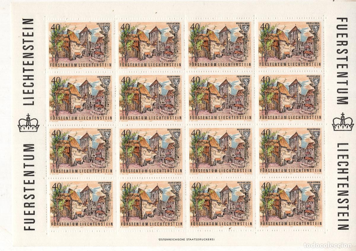 Sellos: LIECHTENSTEIN 1981 MINI-SHEET MICHEL LI 781