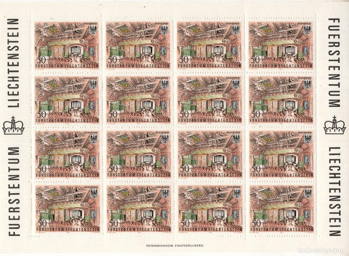 Sellos: LIECHTENSTEIN 1981 MINI-SHEET MICHEL LI 782