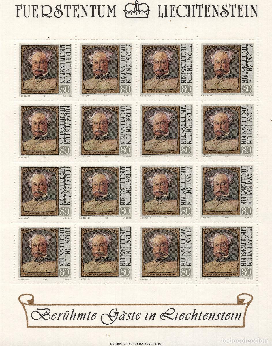 Sellos: LIECHTENSTEIN 1981 MINI-SHEET MICHEL LI 786