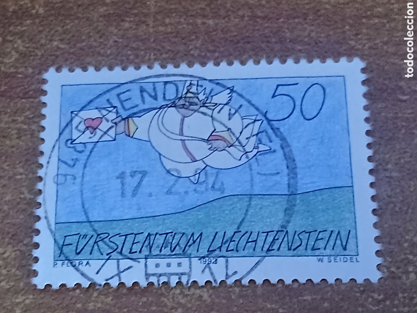 Sellos: Sello Liechtenstein 1.992 Mensajes