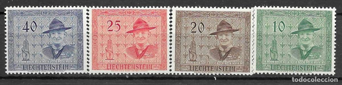 Sellos: LIELIECHTENSTEIN- 1953-* * - CONFERENCIA MUNDIAL DE SCOUT