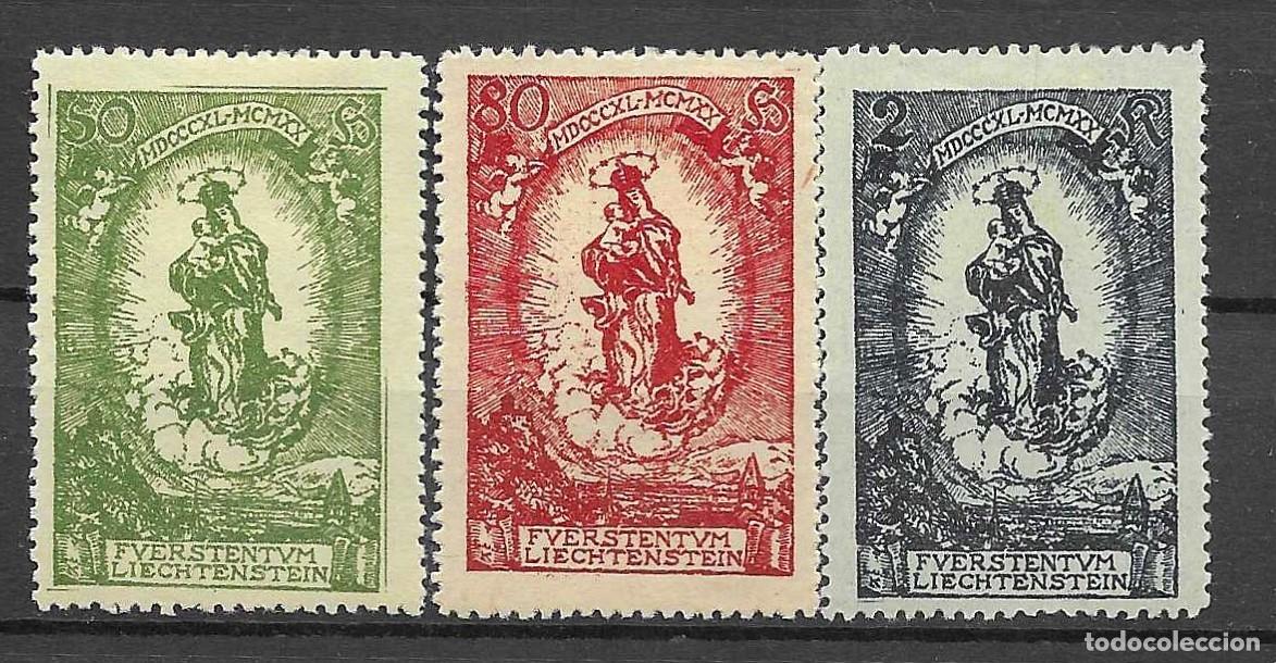 Sellos: LIELIECHTENSTEIN- 1920- * C/ FIJASELLO- 80 ANIVERSARIO DEL PRICIPE JOHANN II - SERIE COMPLETA