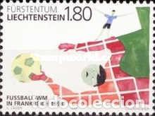Sellos: Liechtenstein 1998 SW1176 &rdquo;F&uacute;tbol. Campeonato mundial. Francia&rdquo;./ Nuevo, sin charnela, MNH.