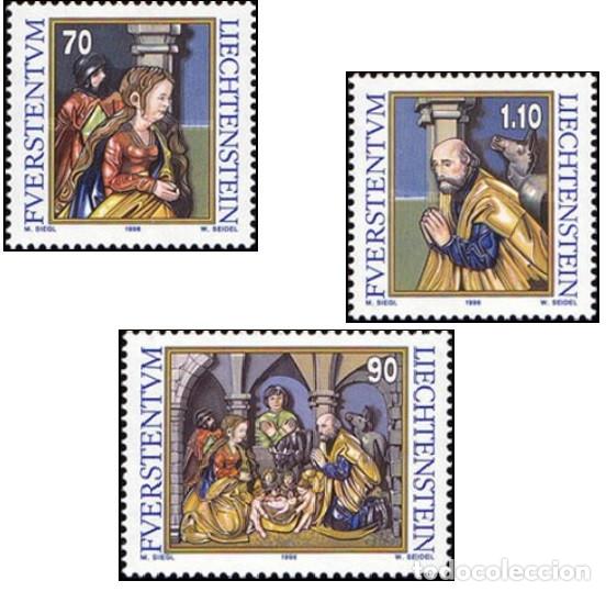 Sellos: Liechtenstein 1998 SW1187/89 &rdquo;Navidad, Misterio del siglo XVI&rdquo;./ Nuevo, sin charnela, MNH.