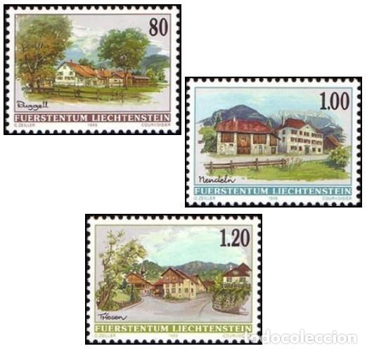 Sellos: Liechtenstein 1999 SW1196/98 &rdquo;Localidades&rdquo;./ Nuevo, sin charnela, MNH.