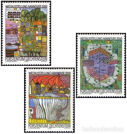 Sellos: Liechtenstein 2000 SW1239/41 &rdquo;Exposici&oacute;n Universal de Hannover&rdquo;./ Nuevo, sin charnela, MNH.