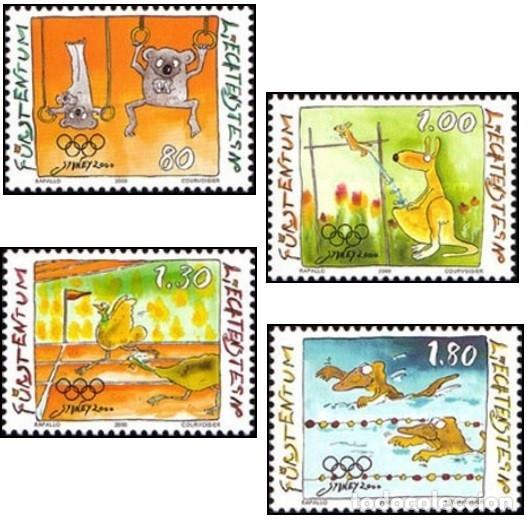 Sellos: Liechtenstein 2000 SW1245/48 &rdquo; Juegos Ol&iacute;mpicos de Sydney&rdquo;./ Nuevo, sin charnela, MNH.