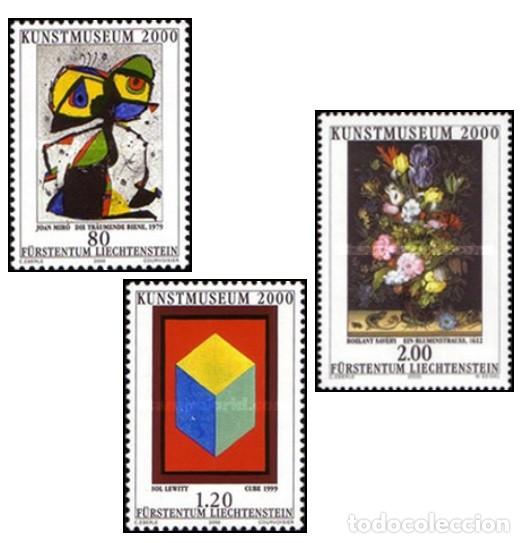 Sellos: Liechtenstein 2000 SW1249/51 &rdquo;Museo nacional de arte: Cuadros&rdquo;./ Nuevo, sin charnela, MNH.