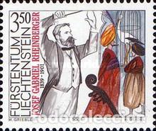 Sellos: Liechtenstein 2001 SW1278 &rdquo;Josef Gabriel Rheinberger, m&uacute;sico&rdquo;./ Nuevo, sin charnela, MNH.