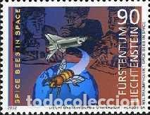 Sellos: Liechtenstein 2002 SW1287. &rdquo;Abejas en el espacio&rdquo;./ Sin charnela, MNH.