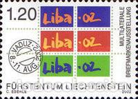 Sellos: Liechtenstein 2002 SW1290 &rdquo;Expo Filat&eacute;lica Liba'02 - Vaduz&rdquo;./ Sin charnela, MNH.