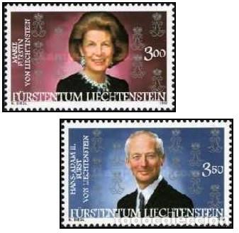 Sellos: Liechtenstein 2002 SW1299/00 &rdquo;Princesa Mar&iacute;a-Hans Adam II&rdquo;./ Nuevos, sin charnela, MNH.