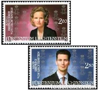 Sellos: Liechtenstein 2002 SW1303/04 &rdquo;Princesa Sof&iacute;a-Pr&iacute;ncipe Alo&iuml;s&rdquo;./ Nuevos, sin charnela, MNH.