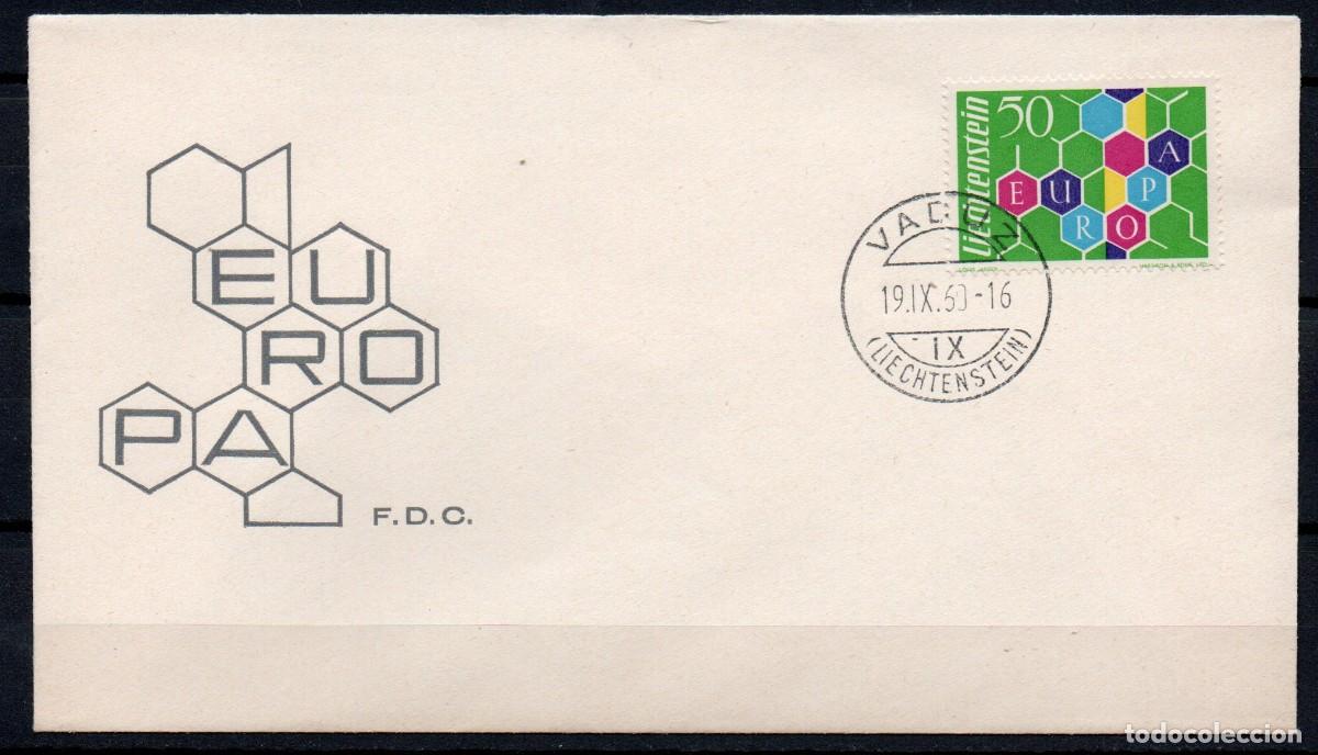 Sellos: LIECHTENSTEIN A&Ntilde;O 1960 YV 355*** SPD EUROPA ALEGOR&Iacute;A