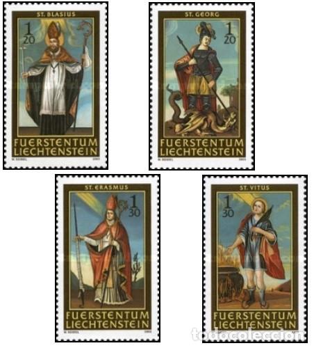 Sellos: Liechtenstein 2003, SW1330/33 &rdquo;Santos&rdquo;./ Nuevos, sin charnela, MNH.