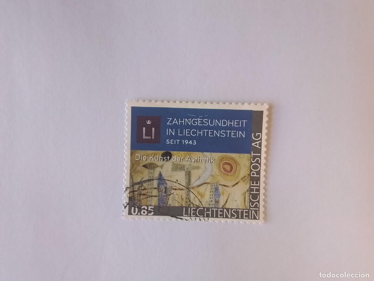 Sellos: A&Ntilde;O 2008 LIECHTENSTEIN SELLO USADO