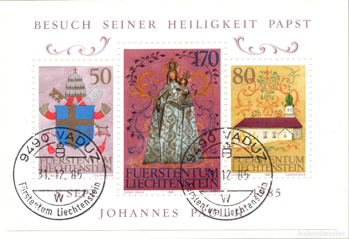 Sellos: LIECHTENSTEIN 1985 STAMP MICHEL LI BL12