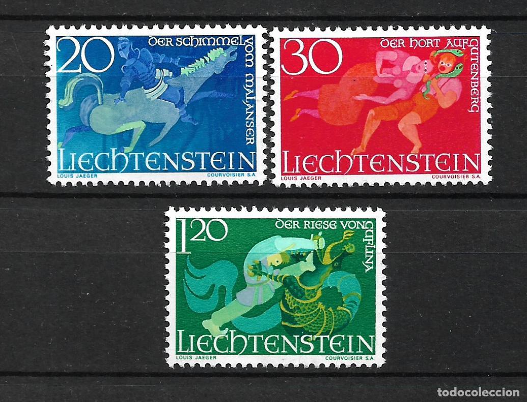 Sellos: liechtenstein 1967 serie completa ** mnh 2&euro;- 33/47