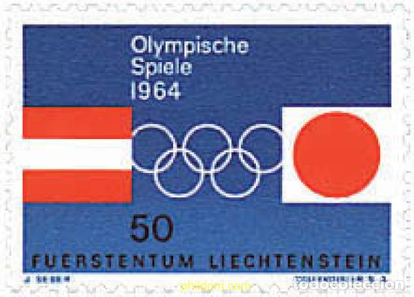 Sellos: 229364 HINGED LIECHTENSTEIN 1964 18 JUEGOS OLIMPICOS VERANO TOKIO 1964 - 9 JUEGOS OLIMPICOS INVIERN