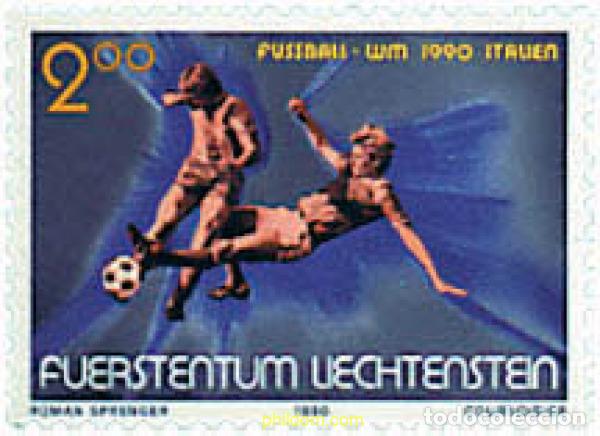 Sellos: 77743 MNH LIECHTENSTEIN 1990 COPA DEL MUNDO DE FUTBOL. ITALIA-90