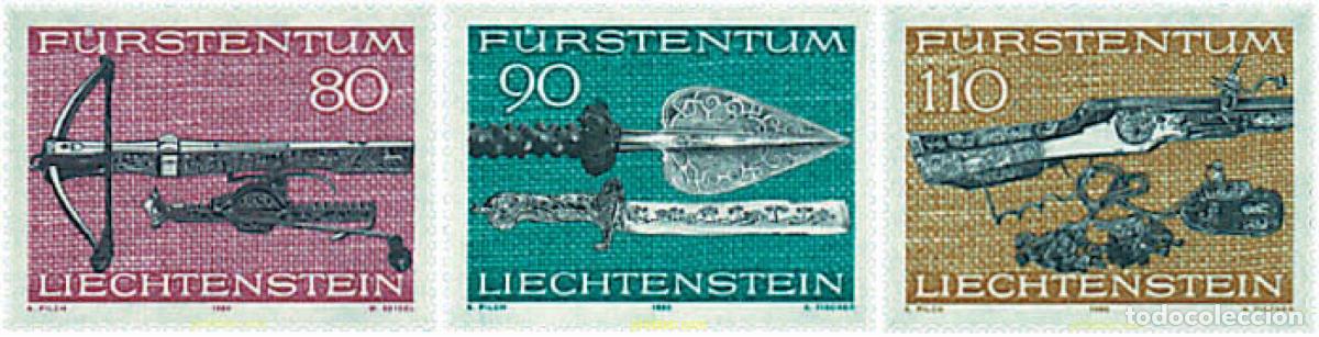 Sellos: 82089 MNH LIECHTENSTEIN 1980 ARMAS DE CAZA