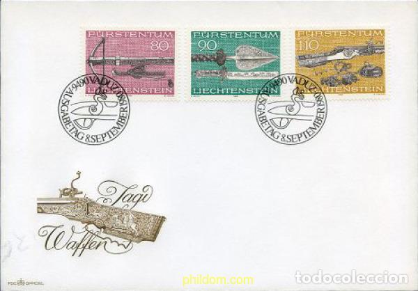Sellos: 222416 MNH LIECHTENSTEIN 1980 ARMAS DE CAZA