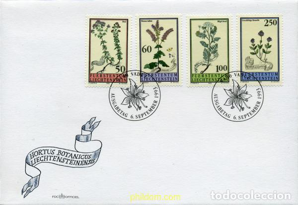 Sellos: 285285 MNH LIECHTENSTEIN 1993 FLORES DEL JARDIN BOTANICO DE LIECHTENSTEIN
