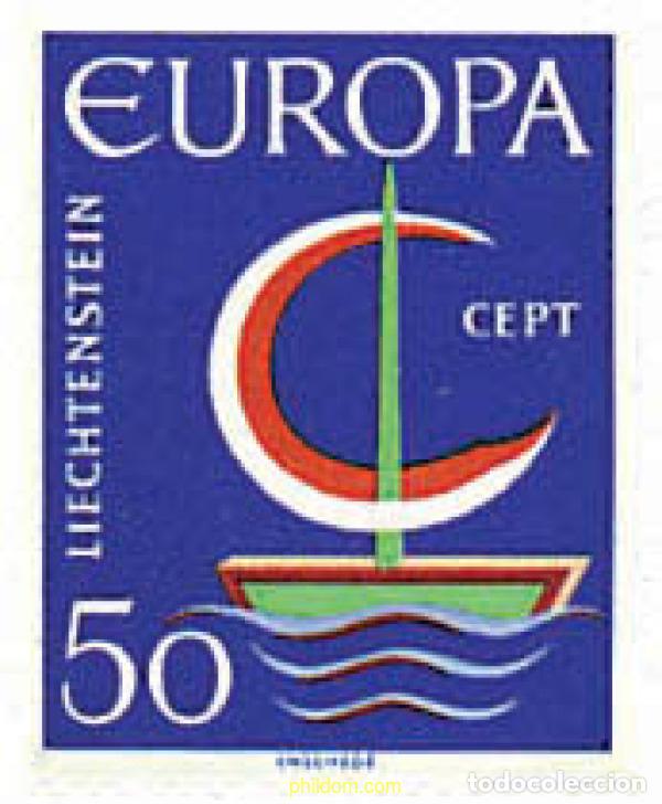 Selos: 79986 MNH LIECHTENSTEIN 1966 EUROPA CEPT. NAVIO EUROPA
