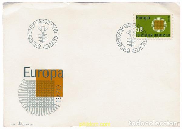 Sellos: 23425 MNH LIECHTENSTEIN 1970 EUROPA CEPT. SOL FLAMANTE
