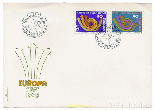 Sellos: 23428 MNH LIECHTENSTEIN 1973 EUROPA CEPT. CORNETA POSTAL