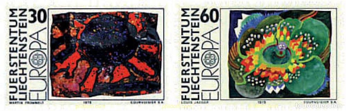 Sellos: 77712 MNH LIECHTENSTEIN 1975 EUROPA CEPT. PINTURAS