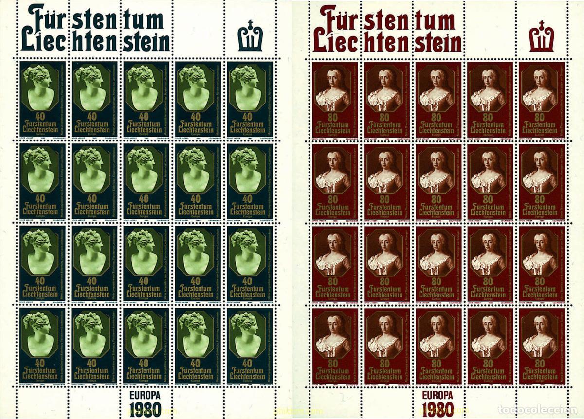 Sellos: 8817 MNH LIECHTENSTEIN 1980 EUROPA CEPT. GENTE FAMOSA