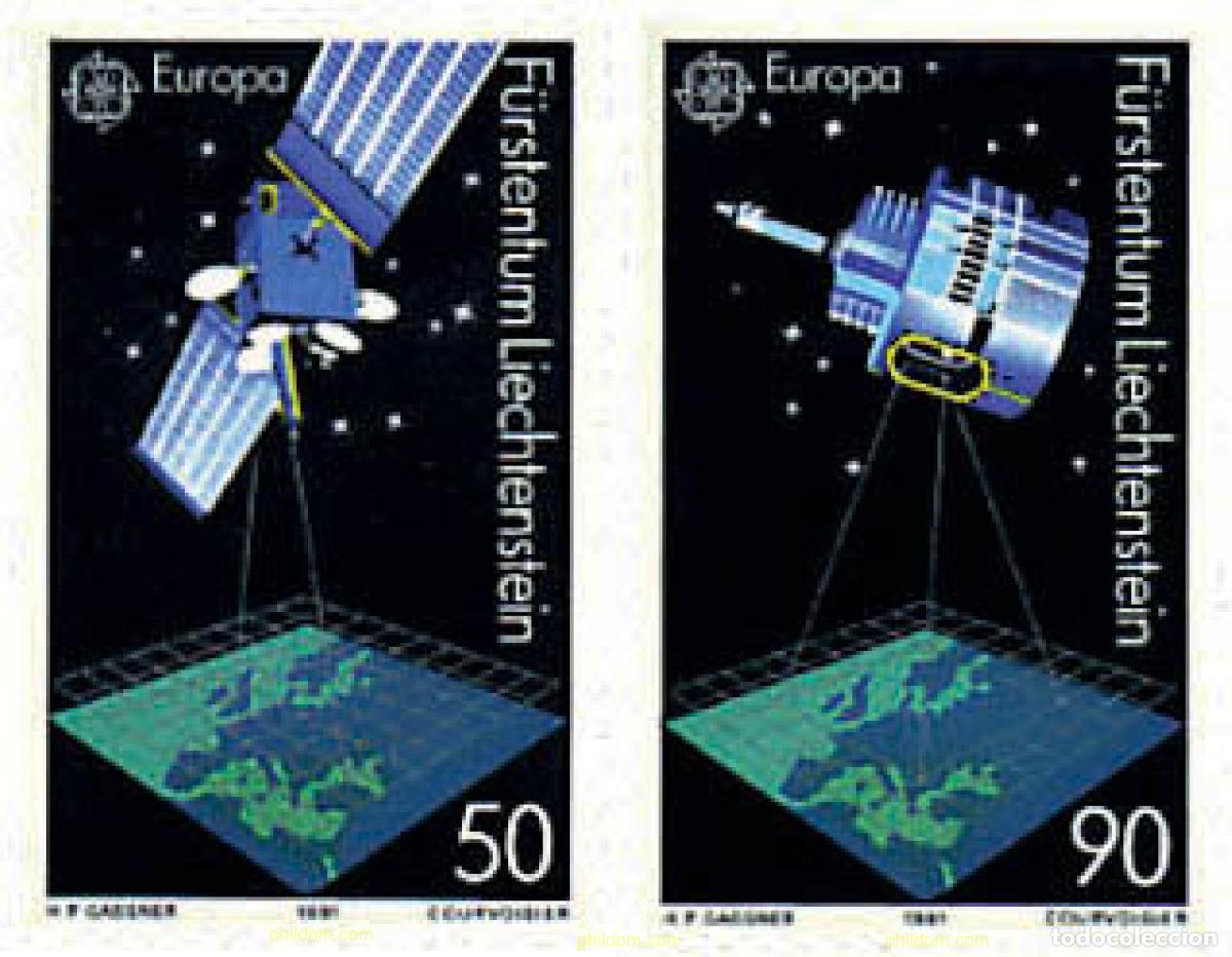 Sellos: 77724 MNH LIECHTENSTEIN 1991 EUROPA CEPT. TELECOMUNICACIONES