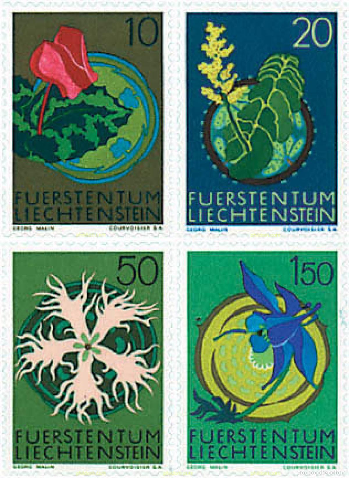 Briefmarken: 100142 MNH LIECHTENSTEIN 1971 FLORES DE LIECHTENSTEIN