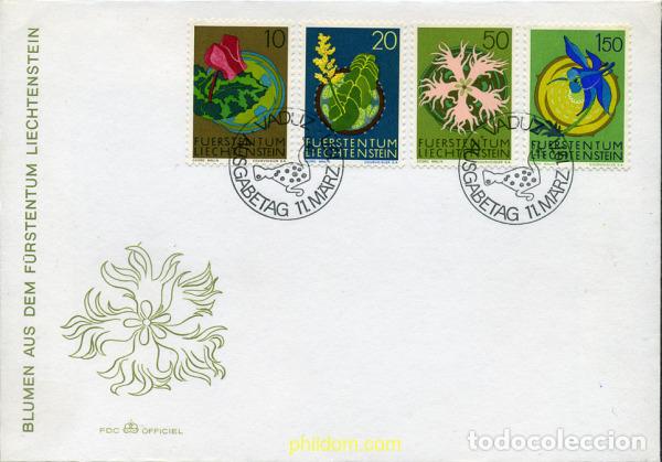 Briefmarken: 285287 MNH LIECHTENSTEIN 1971 FLORES DE LIECHTENSTEIN