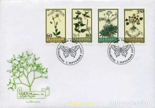 Selos: 285281 MNH LIECHTENSTEIN 1995 PLANTAS MEDICINALES