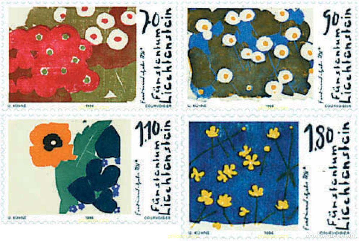Sellos: 94658 MNH LIECHTENSTEIN 1996 CENTENARIO DEL NACIMIENTO DE F. GEHR