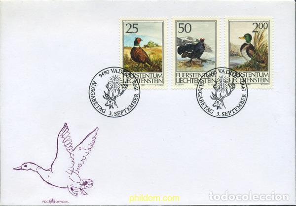 Sellos: 285914 USED LIECHTENSTEIN 1990 ANIMALES DE CAZA