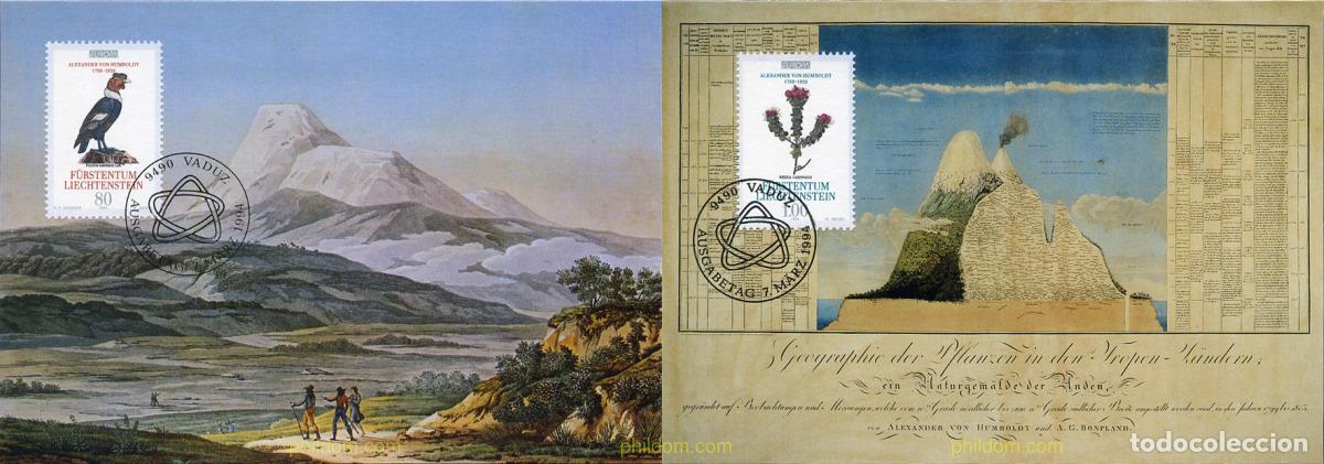 Sellos: 285910 USED LIECHTENSTEIN 1994 EUROPA CEPT. GRANDES DESCUBRIMIENTOS